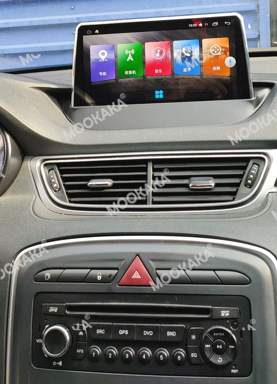 6 + 128G Android 10 8-ядерный Автомобильный GPS-навигатор для Peugeot 308 308S 408 2008 головное