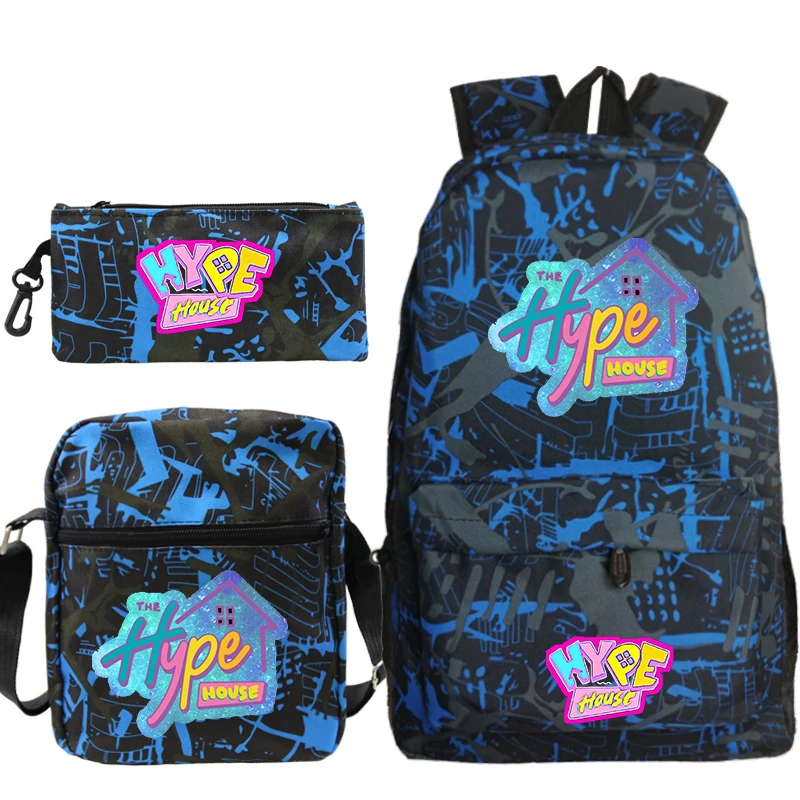 

Обратно в школу подарок ажиотаж дом 3 шт./компл. рюкзак студентам школьная сумка на плечо сумки Карандаш Чехол для подростков, рюкзак для пут...