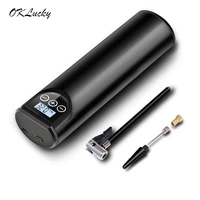 OKLucky Rechargeable Air Pump Tire Inflator Cordless 12V150PSI Portable Compressor Digital Tyre Pump for Car Bicycle Tires Balls