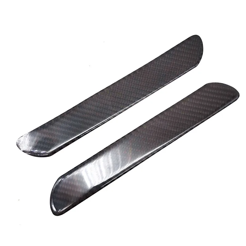 

2 PCS 258mm*38mm Carbon Fiber Door Sill Scuff Plates ProtectorsFit For All Cars Trucks SUV.