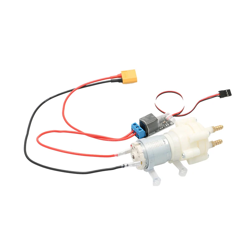 Juego de interruptor de rel&eacute; de Control remoto de bomba de agua con enchufe XT60/T, accesorios de Control de refrigeraci&oacute;n de agua para barco remolcador RC, 4,8 v-12v, 1 Juego-5