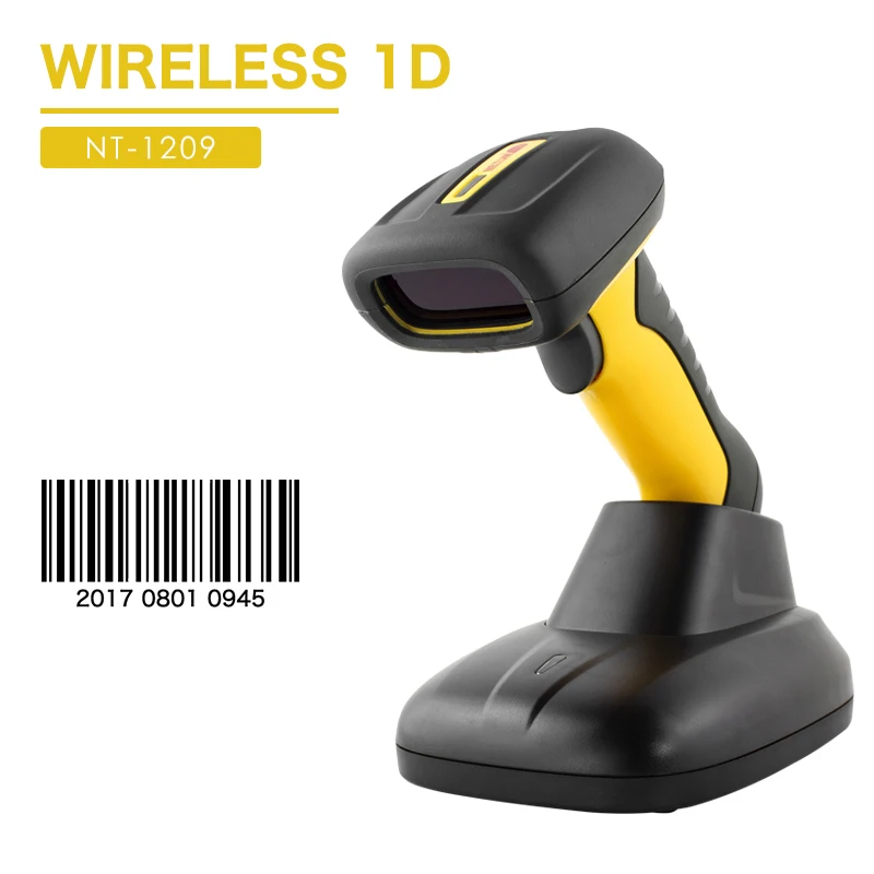 NETUM NT-1202W 2,4G беспроводной 2D сканер штрих-кодов и NT-1203 Bluetooth считыватель штрих-кодов qr-кодов IP67 водонепроницаемый с базой легкая зарядка