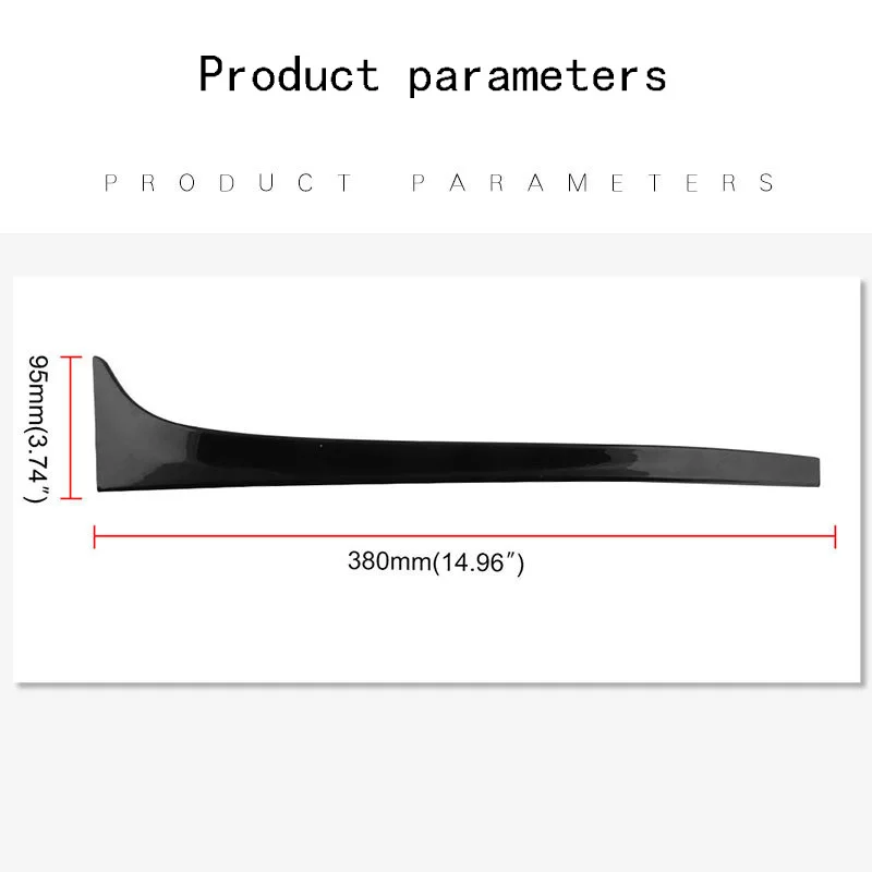 MK7 углеродное волокно черный АБС пластик Материал авто Стайлинг заднего крыла