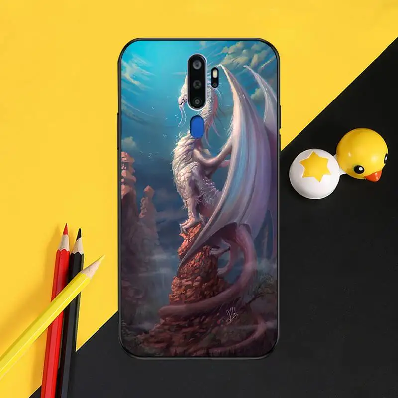 Мягкий чехол PENGHUWAN для Oppo A5 A9 телефона A11x A71 A73S A1K A83 с изображением дракона на заказ