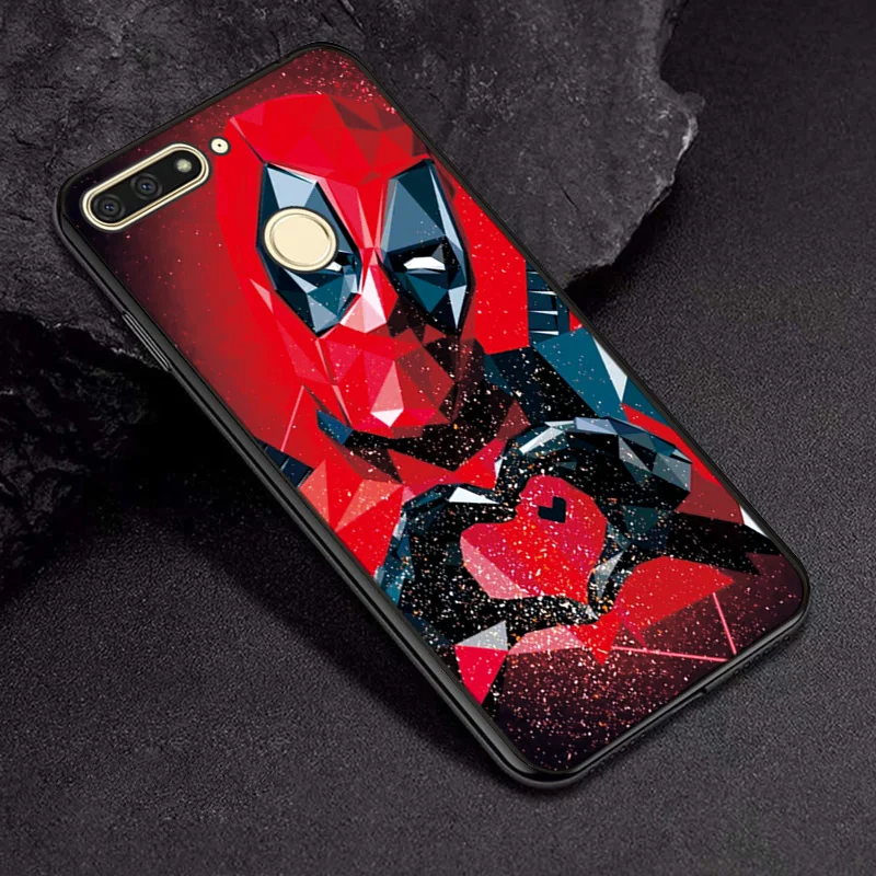 TPUBLK665 Черный ТПУ чехол для телефона Venom Joker, чехол для huawei P Smart iron Man, Бампер для huawei P Smart, чехол PSmart P Smart Z - Цвет: TPUBLK665