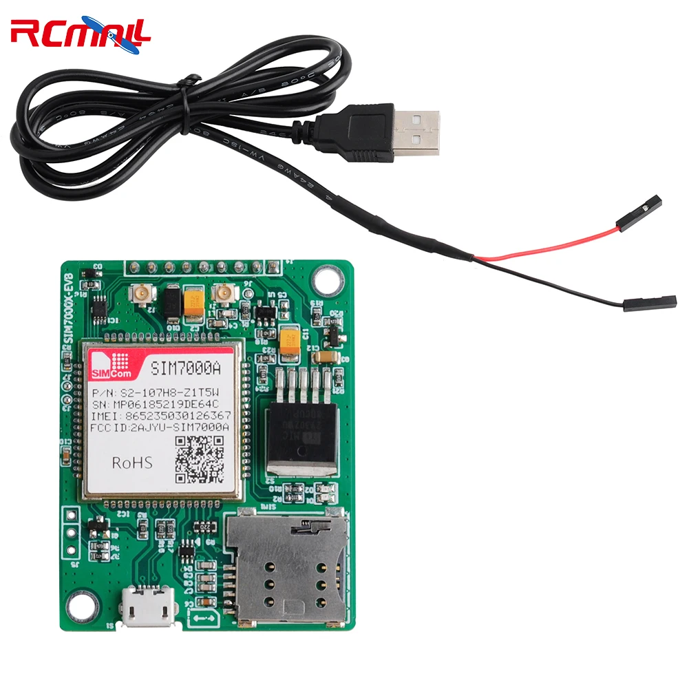 Плата RCmall SIM7000A Mobile IoT Module B2/B4/B12/B13 NB-IoT модуль поддерживает LTE CAT-M1(eMTC) и |