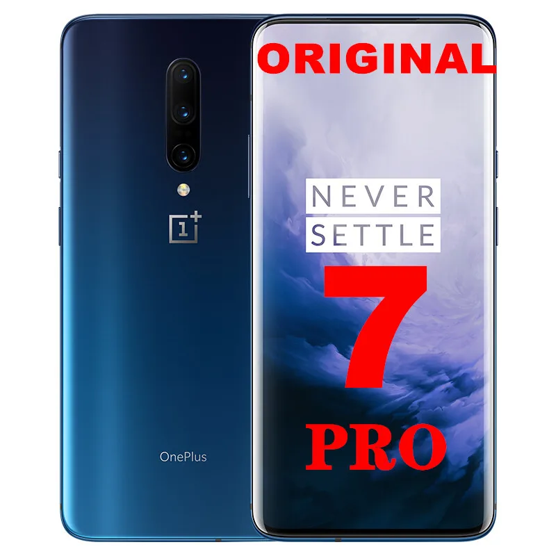 В наличии оригинальный Oneplus 7 Pro 6 ГБ 128 Гб Смартфон AMOLED экран 48 МП Тройная камера 30