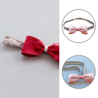 casual wearable kids headband hair accessories fabric infant hairband bow knot design baby supplies