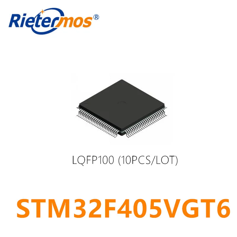 10PCS STM32F405VGT6 STM32F405VG STM32F405 32F405VG QFP100 ORIGINAL | Электроника