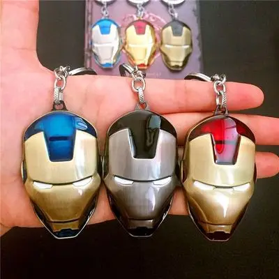 Брелок для ключей Железный человек металлический брелок с подвеской в виде