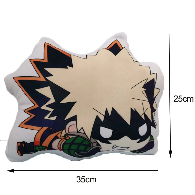 35 см мягкие плюшевые игрушки мой герой Academy подушка милый аниме Bakugou кацуки Todoroki Shoto Midoriya izku Bolster Boku подарки