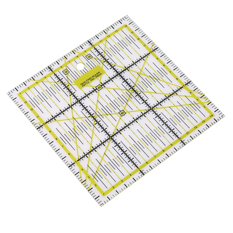 High-grade Acrylic Multi-function Clothing Ruler 15 * 15cm Sewing Patchwork DIY Hand Home Craft Tools 976841 | Дом и сад