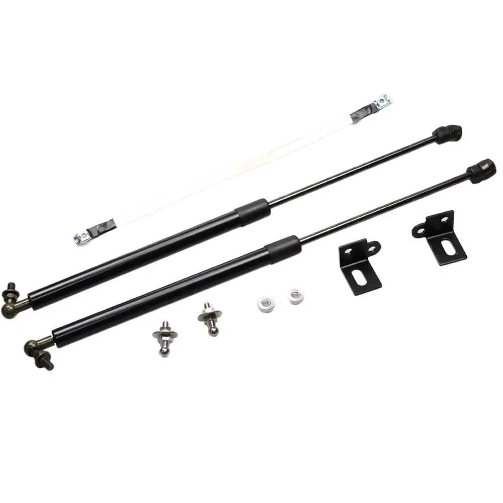 Normal black Для Renault Kadjar 2009- две стороны передний капот газовые стойки подъем поддержка амортизатор автомобиля Стайлинг - Цвет: Normal black