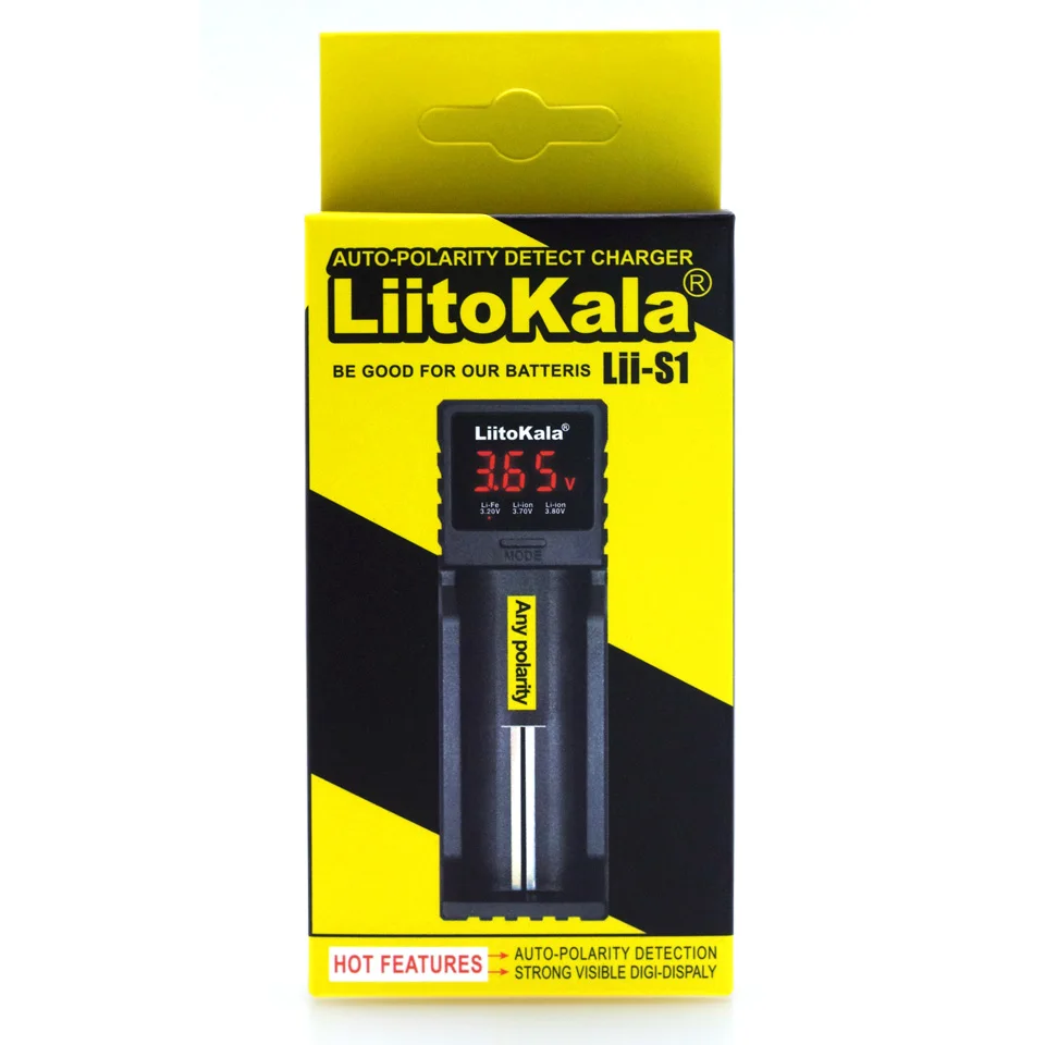 

Liitokala Lii-402 100 202 S1 PD4 LCD Charger 1.2V 3.7V 3.85V AA/AAA 26650 18350 14500 16340 25500 NiMH lithium battery charger