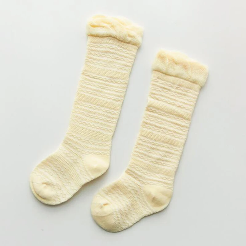 

Newborn Infant Non-slip Long Stocking Mesh Breathable Soft Stocking Baby Boys Girls Cotton Kids Knee High Stocking 0-4 Years