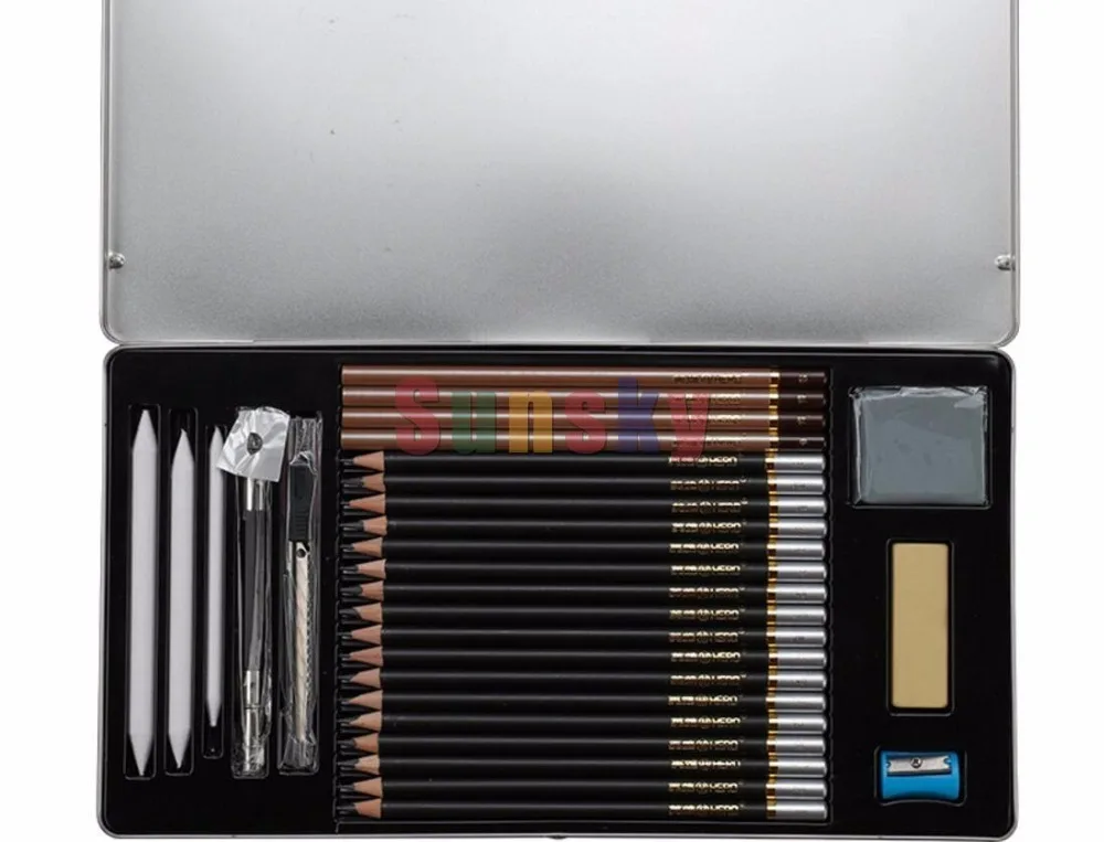 Новинка черные карандаши с древесным углем для рисования карандаш 3H 12B