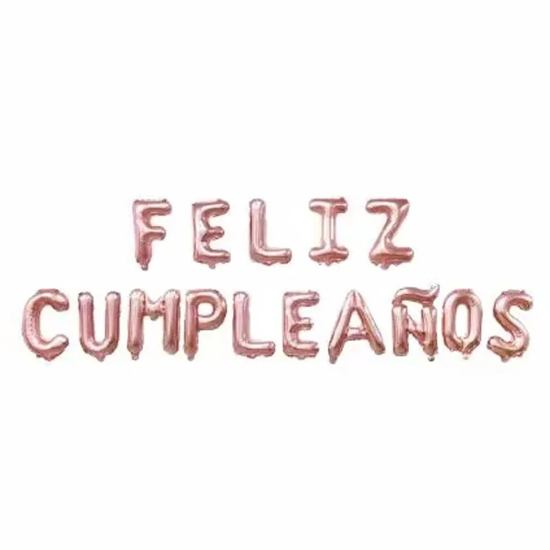 16 дюймов шар наклейка буквы дизайн надувные вечерние украшения ко дню рождения