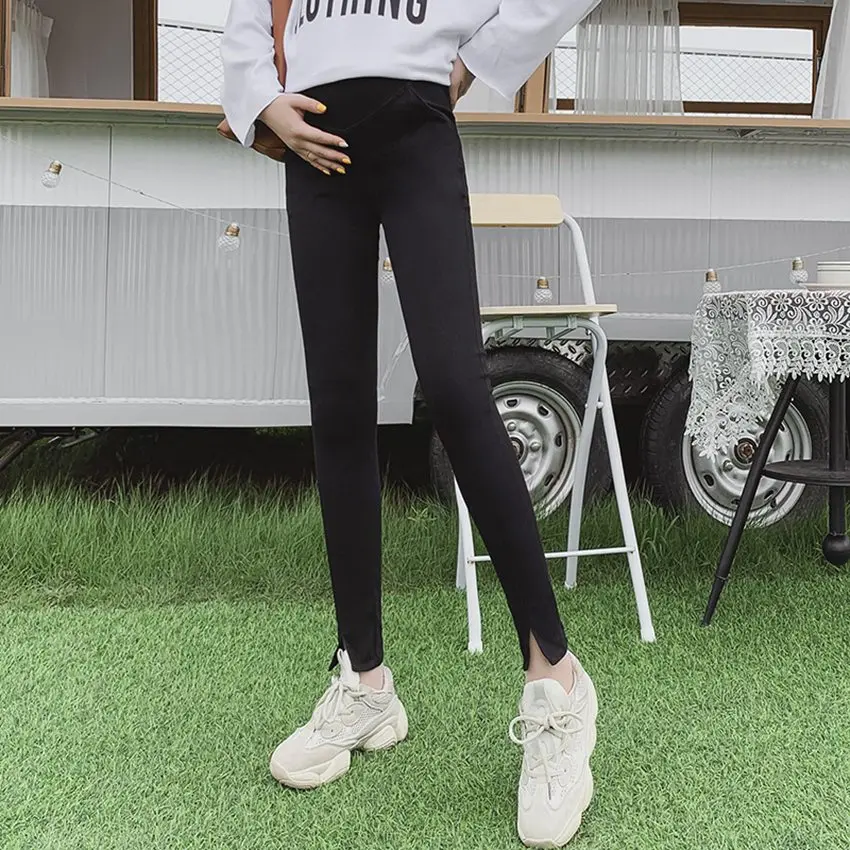 Брюки для беременных женщин на четыре сезона Новинка весна-осень брюки-карандаш