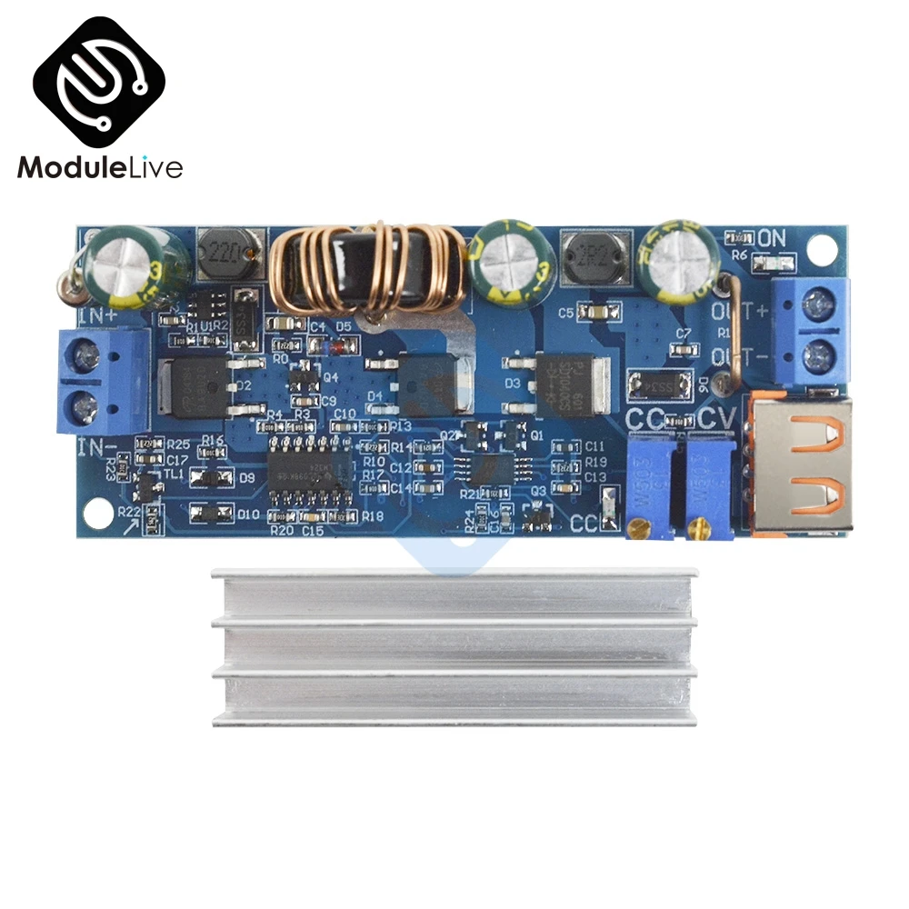 Повышающий преобразователь постоянного тока с 2 24 В до 3 30 в CC CV Регулируемый