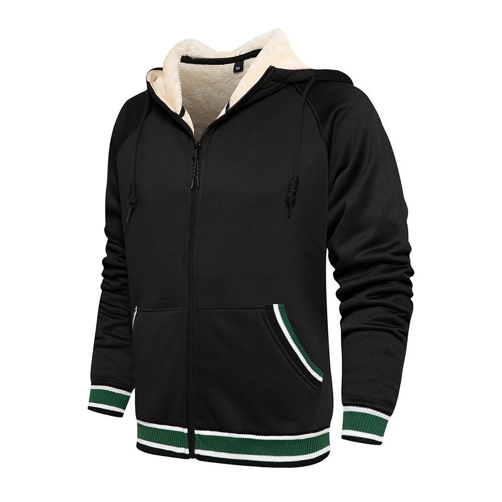 Кофта Мужская шерстяная в полоску на молнии с длинным рукавом | одежда