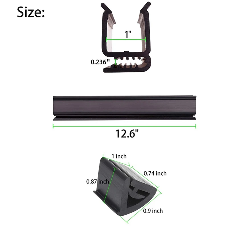 

Golf Cart Windshield Mounting Clips Kit for Club Car DS&Precedent,Part Number 102163001,102005801