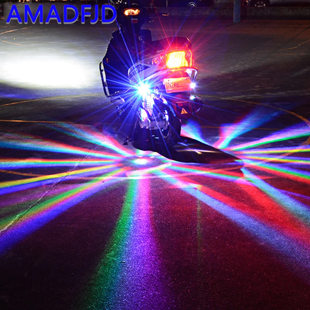 AMADFJD декоративная фара для мотоцикла 12 В стоп-сигнал предупреждающий фонарь