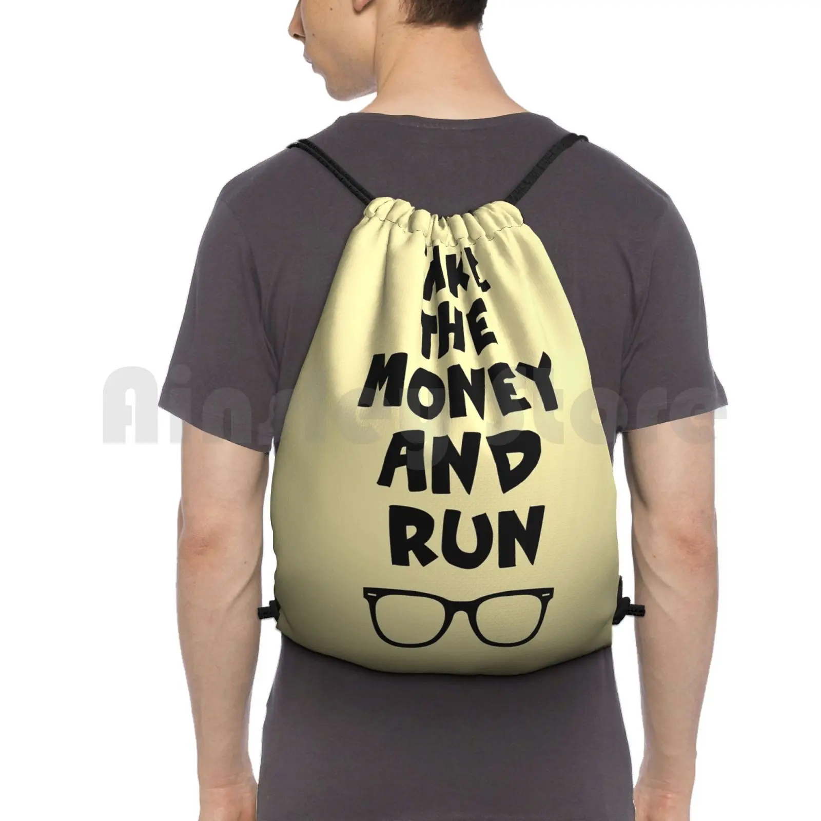 

Woody Allen Tribute Backpack Drawstring Bag Riding Climbing Gym Bag Woody Allen Woodyallen Allen Cinematography Woody Allen