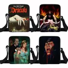Маленькая сумка-мессенджер с эффектом ужаса, Дракула VLAD TEPES, женская сумка на плечо для путешествий, женская сумка, портативные сумки для книг в подарок