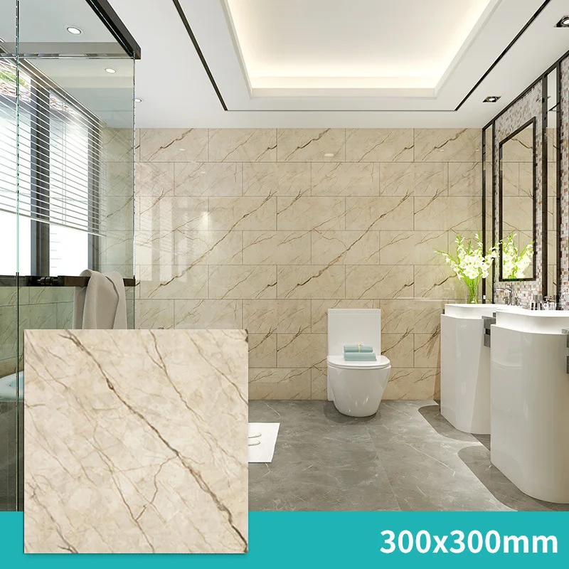 1510pcs modern self adhesive tiles floor stickers marble bathroom ground decals kitchen bedroom peel and stick wall sticker free global shipping