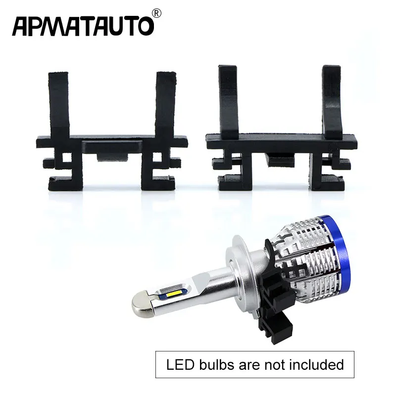 2 шт. H7 светодиодный фар лампа держатель опорный кронштейн с адаптером для Fiat Land