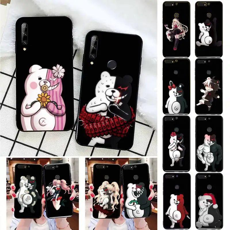 

Kumamon Danganronpa Monokuma Phone Case For Huawei Honor 7A 7C 8 8x 9 10 20lite Fundas Coque Bumper for Honor 10i 20i Capa