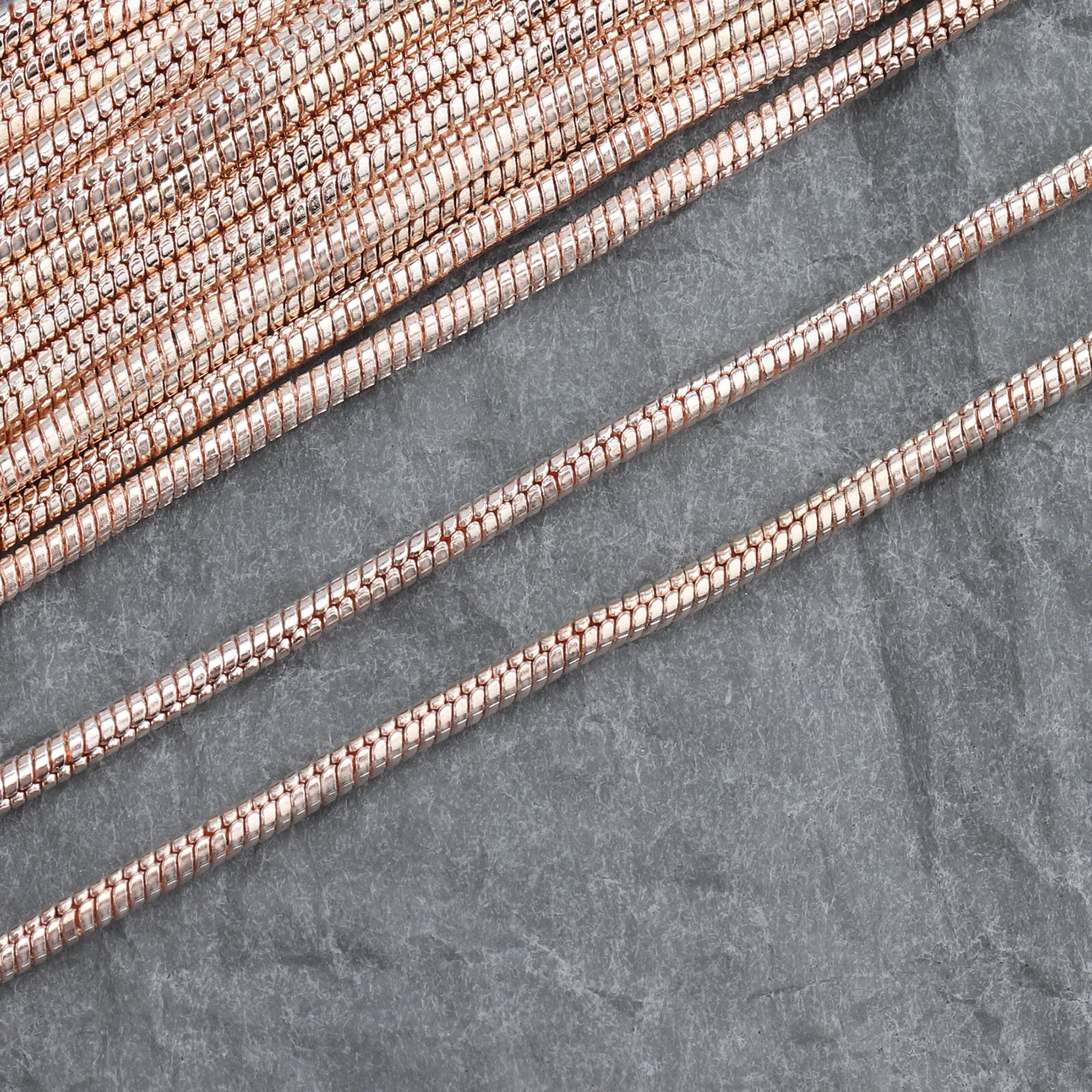 Цепочка GUFEATHER C06 /DIY Золотая серебряная черная цепочка под змею тонкая браслеты