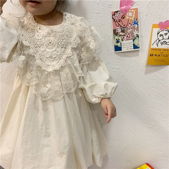 Корейские универсальные аксессуары для малышей с кружевным воротником Джокер