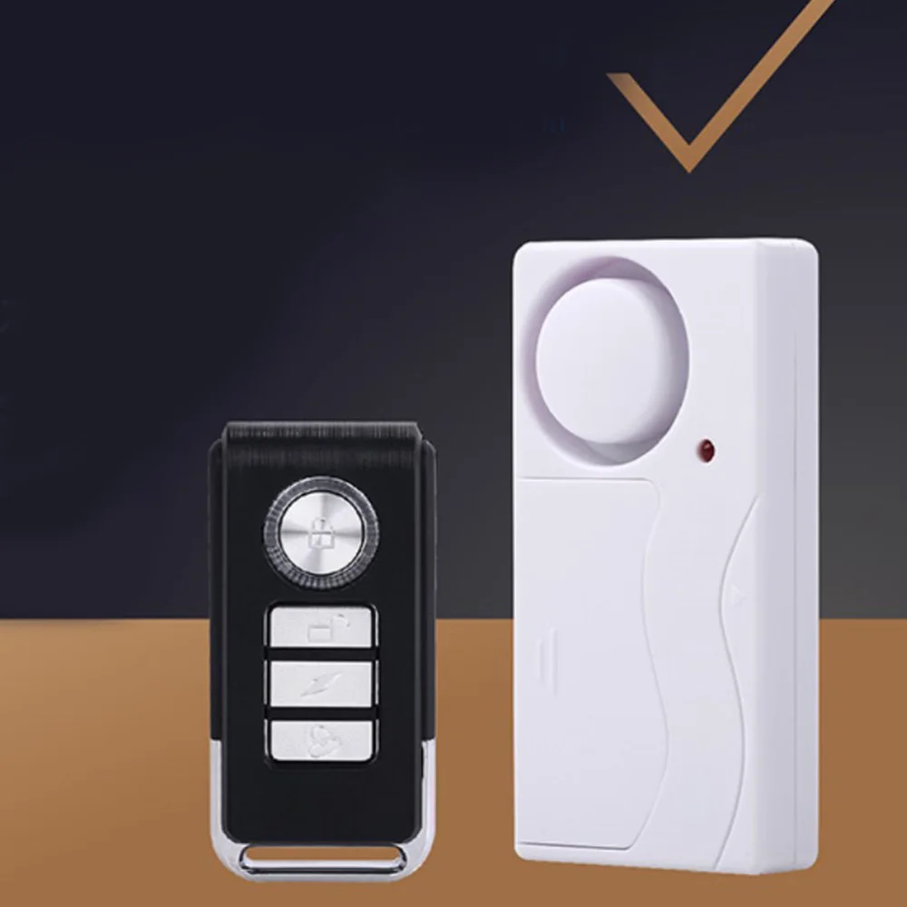 

Wireless Magnetic Window Door Sensor Detector Entry Detector Anti-Theft Home Alarm System (White)