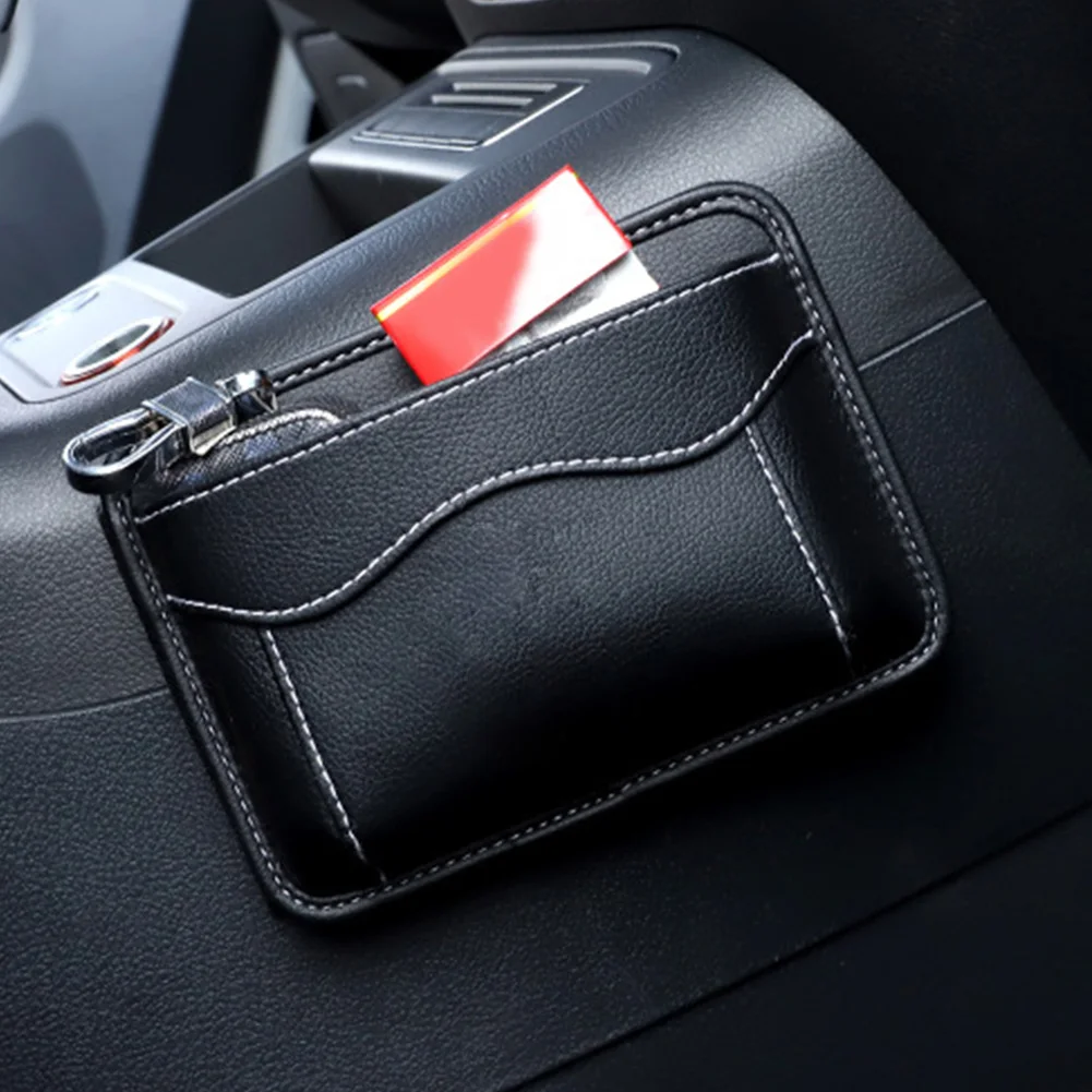 

Universal Car Storage Bag Paste Car Seat Organizer Self-adhesive Car Interior Storage Pouchï¼Œcar storageï¼ŒCar Quality Accessories