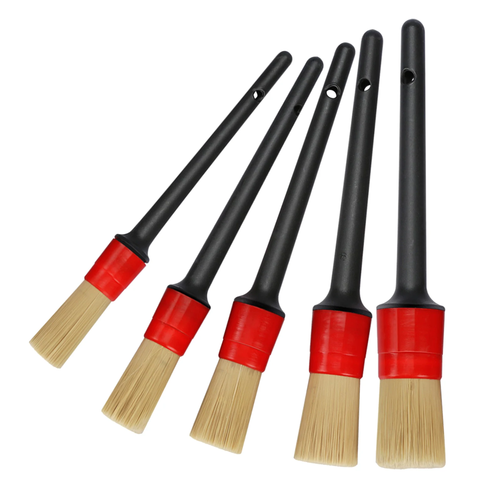 

5x Auto Detailing Brush Multi-use Auto Car Detailing Brush Set Car Interior