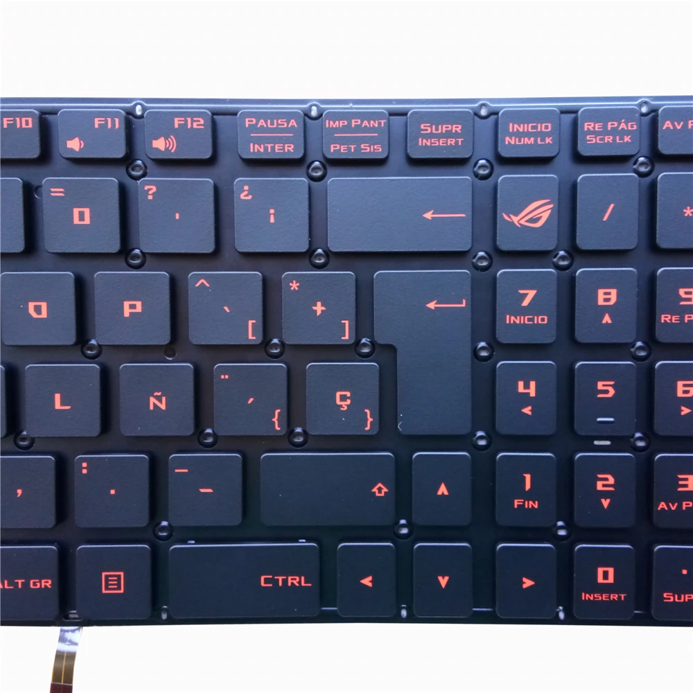 Клавиатура OVY IT с испанской раскладкой для ноутбука Asus GL502 GL502V GL502VM GL502VT GL502VY
