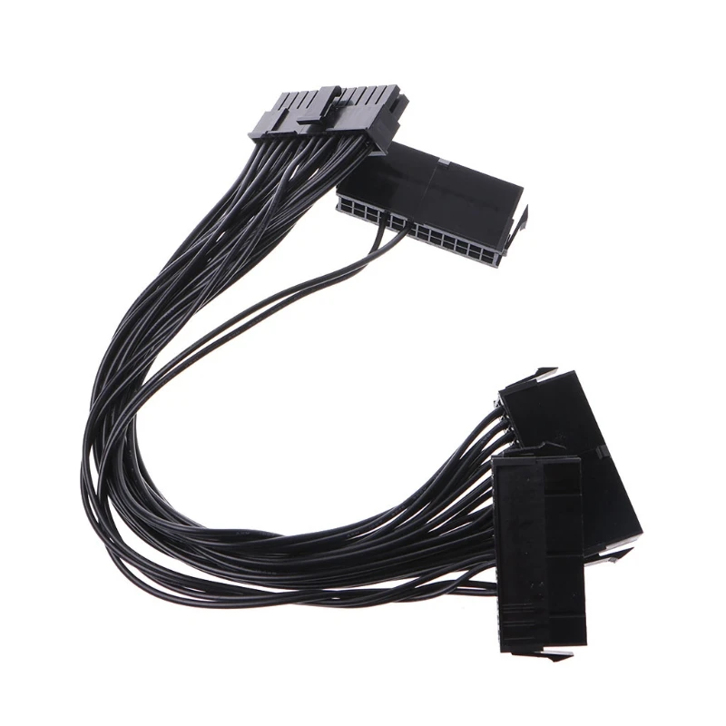 

24Pin 20+4Pin 3-Way Multiple PSU A-TX Power Supply Adapter Cable 18AWG Wire For Synchro Start Motherboard Mining