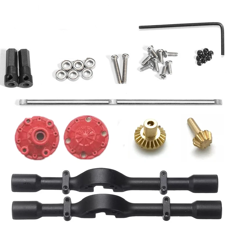 

Metal Rear Bridge Axle with Gear for WPL D12 B14 B24 B16 B36 C14 C24 C34 C44 RC Car Upgrade Parts Accessories