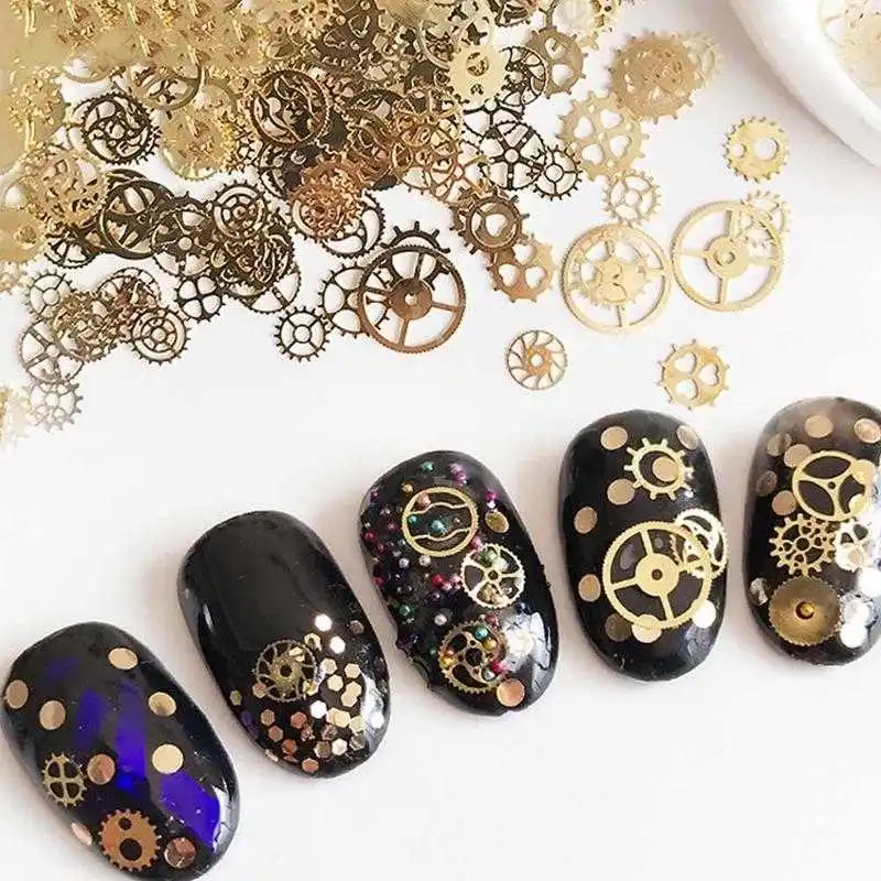 Золотая наклейка для ювелирных изделий японский панк Декор медный стиль новая