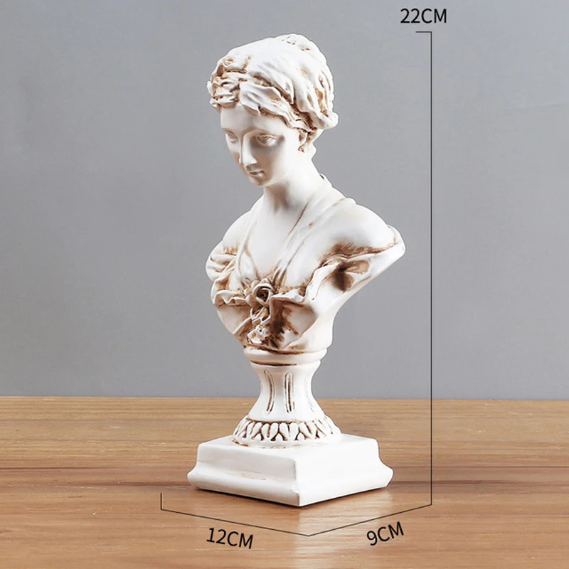 

Nordic Style Mini Venus Sculpture Resin Art Photo Ornaments Office Desktop Crafts Venus Statue Room Bedroom Living Room Decor