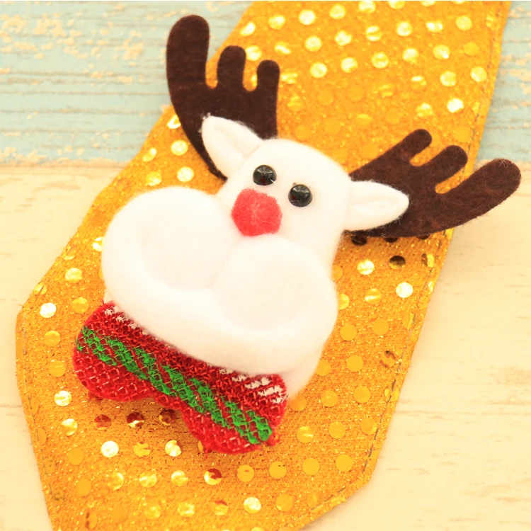 Рождественские вечерние галстуки для детей подарки Рождественский галстук