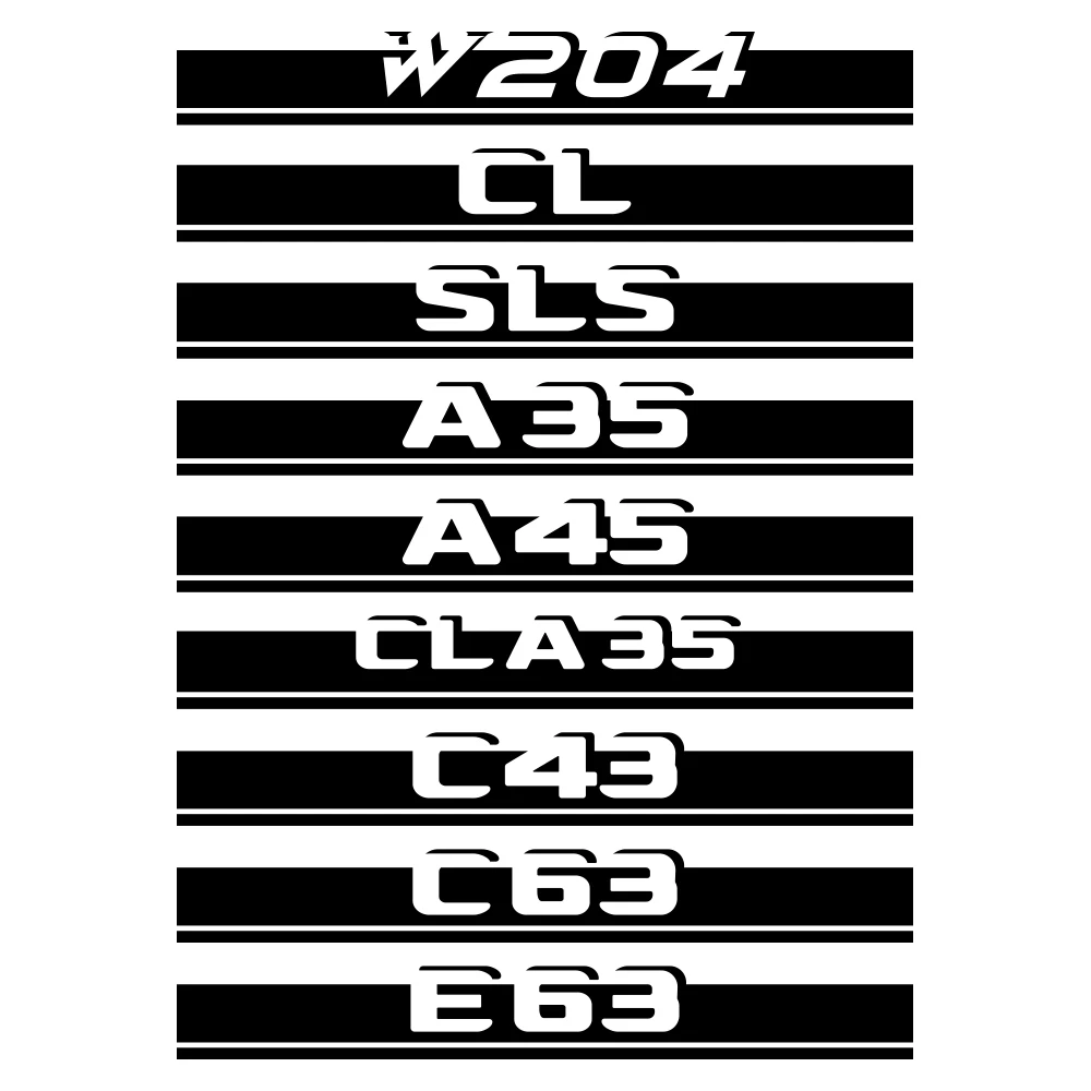 Аксессуары для Mercedes Benz W124 W203 W204 A35 A45 C43 C63 CL CLA35 E63 S63 SLS автомобильные аксессуары