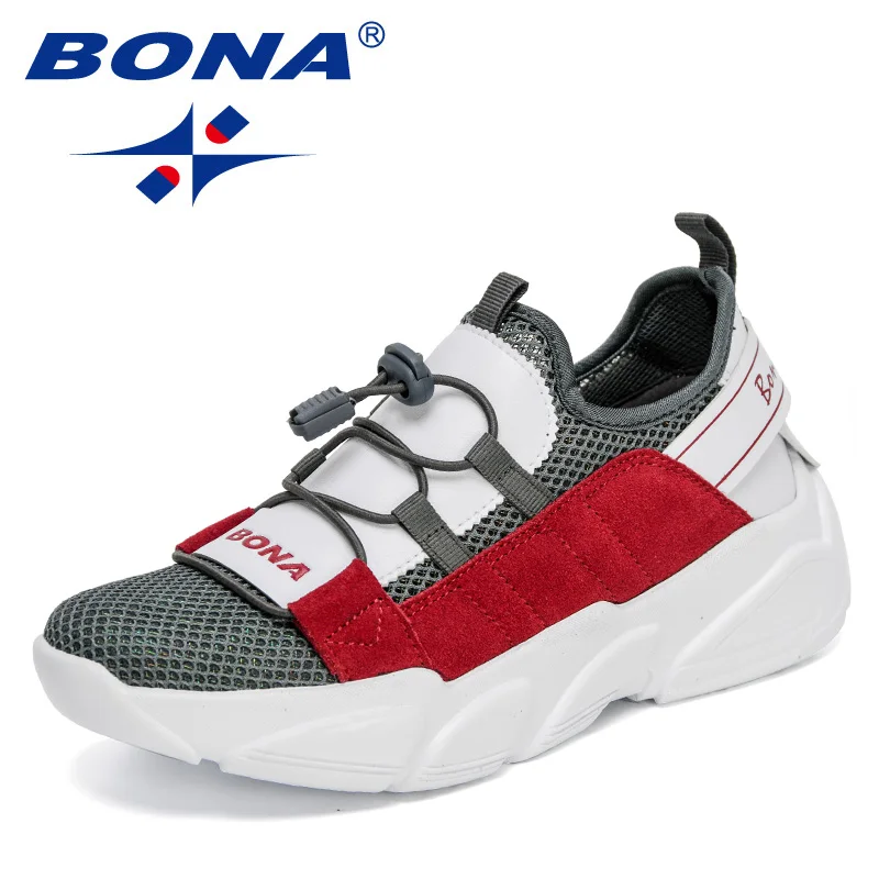 

BONA 2021 New Designers Trendy Sneakers Shoes Women Mesh Fashion Casual Shoes Woman Chunky Shoes Ladies Flatform sapato feminino