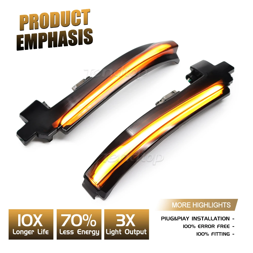 

СВЕТОДИОДНЫЙ мигающий Динамический указатель поворота зеркала лампа для настройки автомобиля светильник Volvo V40 CC II V60 S60 2011-2018 S80 V70 III