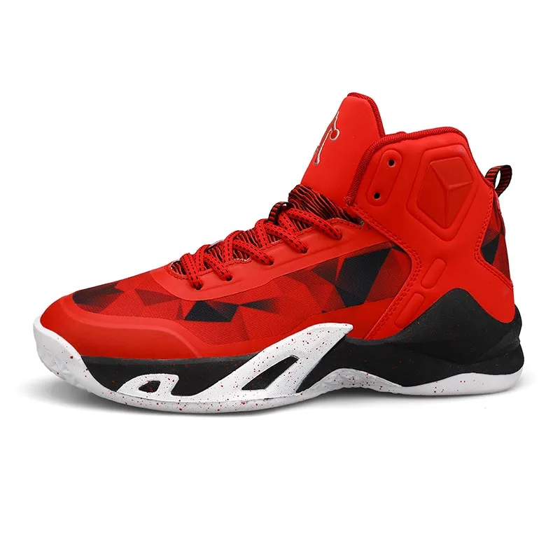 Red Высококачественные мужские баскетбольные кроссовки Jordan, профессиональные дышащие баскетбольные кроссовки, мужские нескользящие спортивные кроссовки Jordan - Цвет: Red