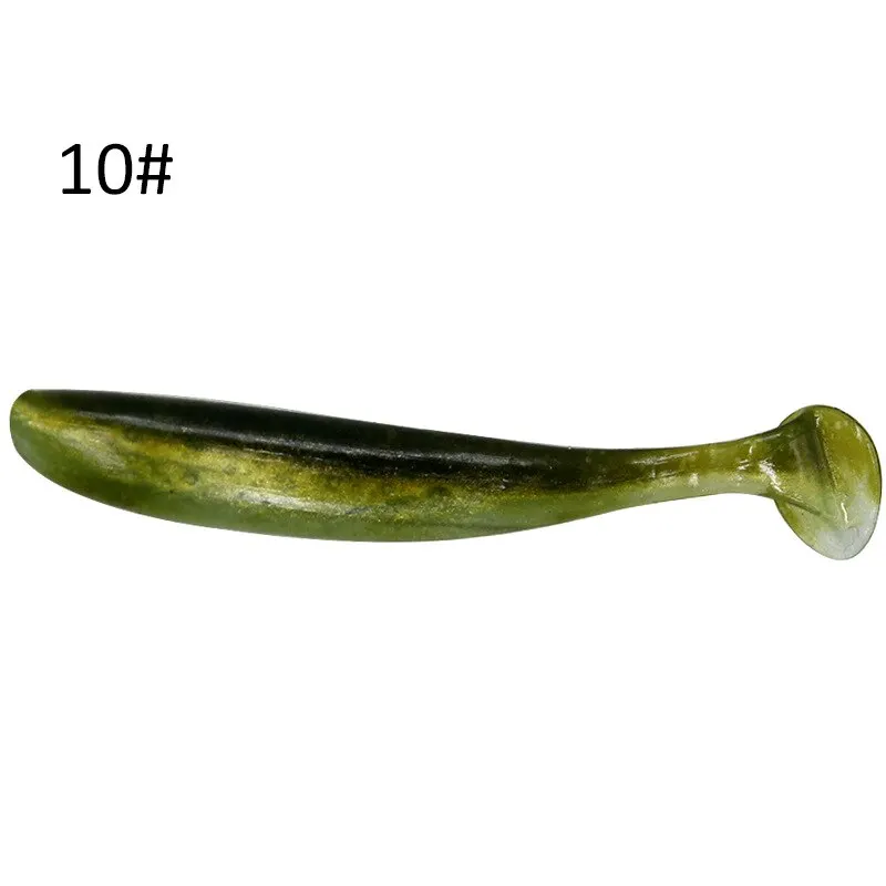 

Jigging Wobblers Fishing Lure 95mm 75mm 50mm shad T-tail soft bait Aritificial Silicone Lures Bass Pike Fishing Tackle