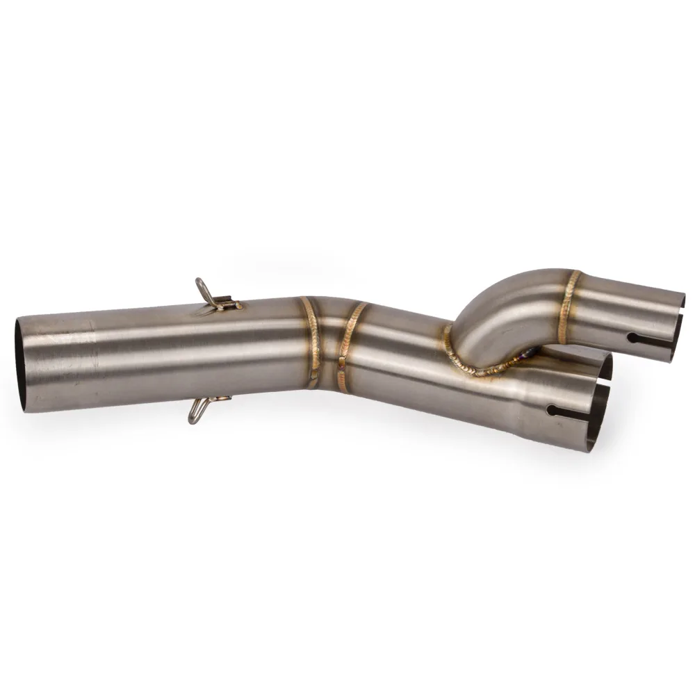 

Motorcycle Exhaust Middle Pipe Link Pipe For BMW S1000RR 2017 2018 17-18 Slip-On Without Exhaust Muffler