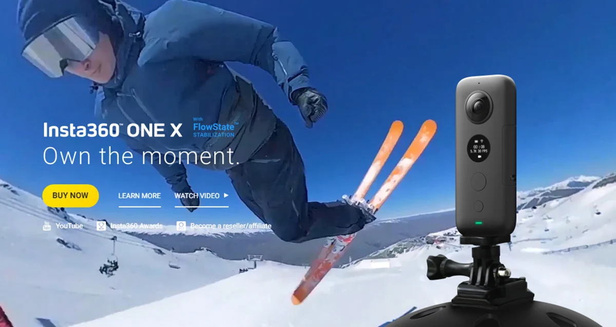 Insta360 ONE X и один невидимый селфи-Палка с Insta 360 одно действие Камера аксессуары для всех 1/4 винтов Камера