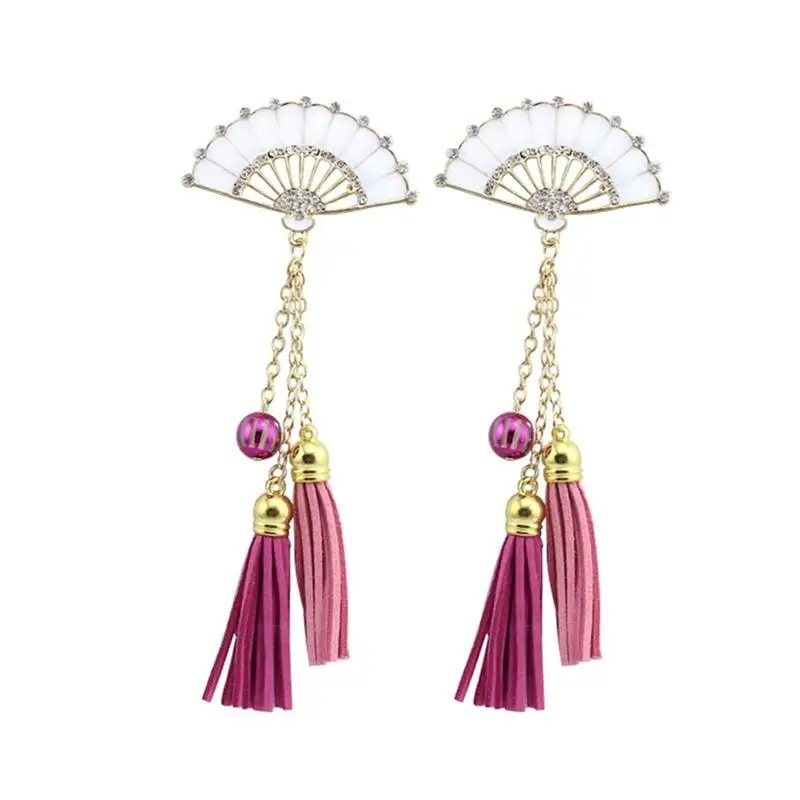 

2PCS Chinese Fans Tassel Phone Cover Accessories Chinese Fans Tassel Phone Cover Ornaments Mobile Phone Beauty Accessories